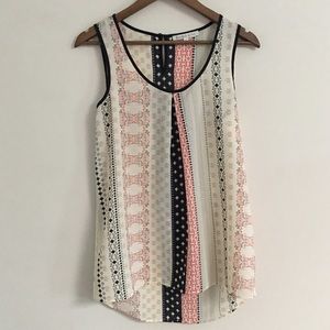 Daniel Rainn Mixed Print Tank Top